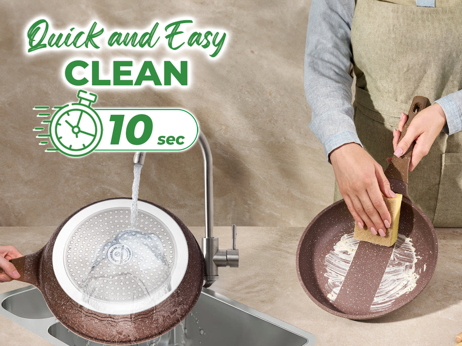 Non Stick Cookware | Deep Nonstick Pan | Just Perfecto