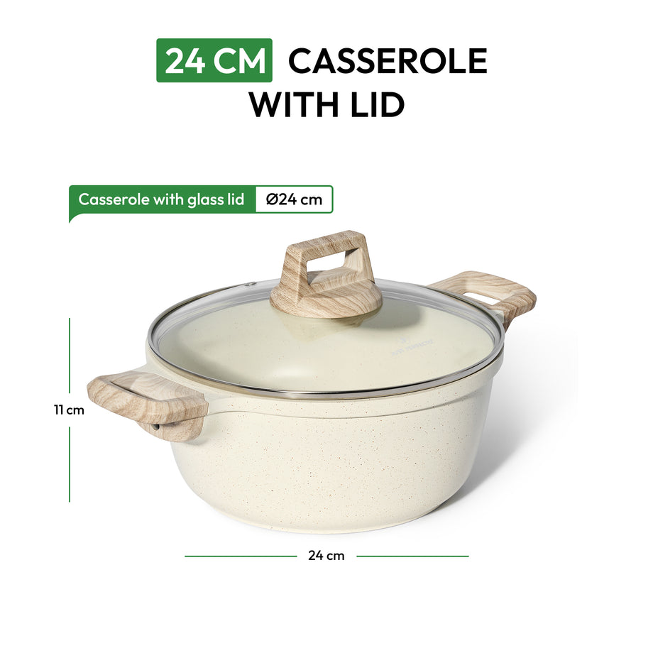 Perfecto Non Stick Beige | Beige Non Stick Pans | Just Perfecto