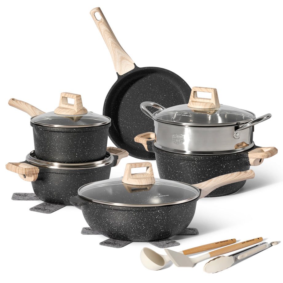 Just Perfecto 15-teiliges Topf und Pfannenset Induktion