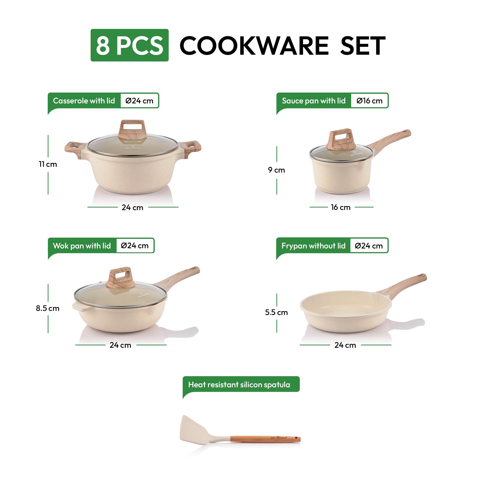 Kitchen Cookware Set, Cooking Pan Set